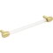 Jeffrey Alexander 160 mm Center-to-Center Brushed Gold Carmen Cabinet Bar Pull 775-160BG - alternate 2